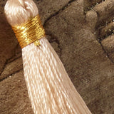 'Ivory & Gold' Buddha tassel necklace