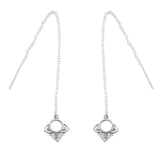 Past Present and Future Threader Earrings