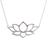Holding the Light Lotus Necklace
