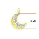 Mandala Moon Necklace