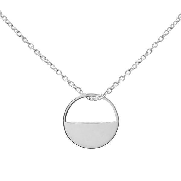 Half Disc Necklace
