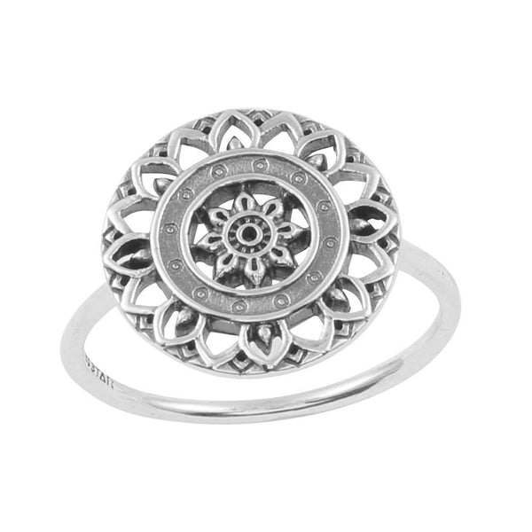 Mandala Disc Ring