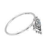 Sunset Ring - Rainbow Moonstone