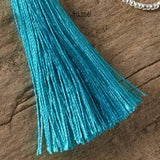 Classic Tassel Necklace (Turquoise)