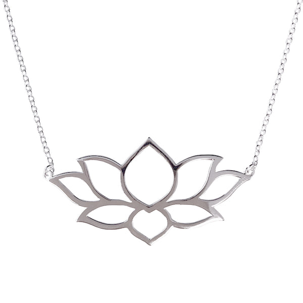 Holding the Light Lotus Necklace
